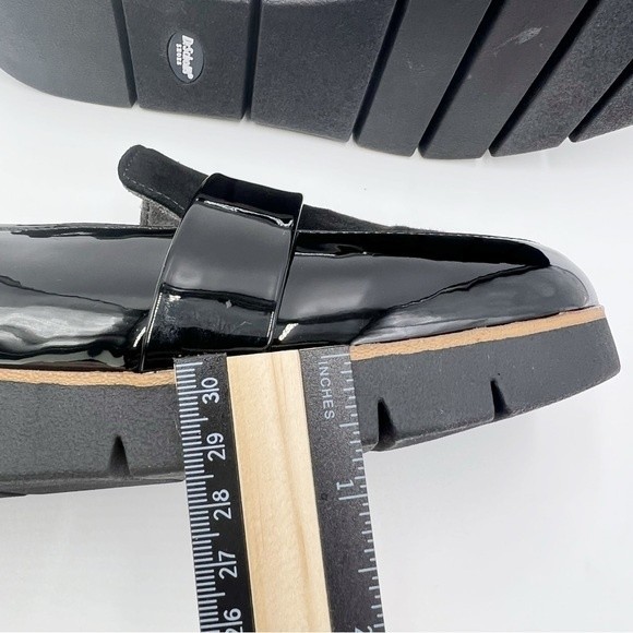 Dr Scholls Women's Webster Black Faux Suede & Patent Slip On Loafers Shoes 8.5 - Picture 12 of 13